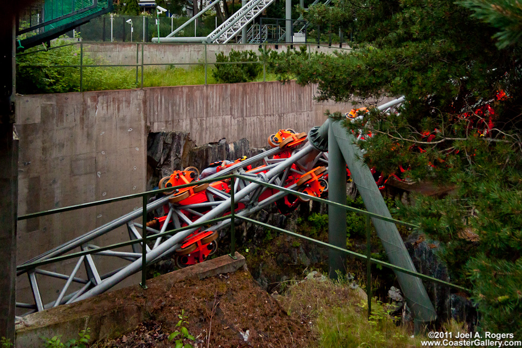 Underground roller coaster