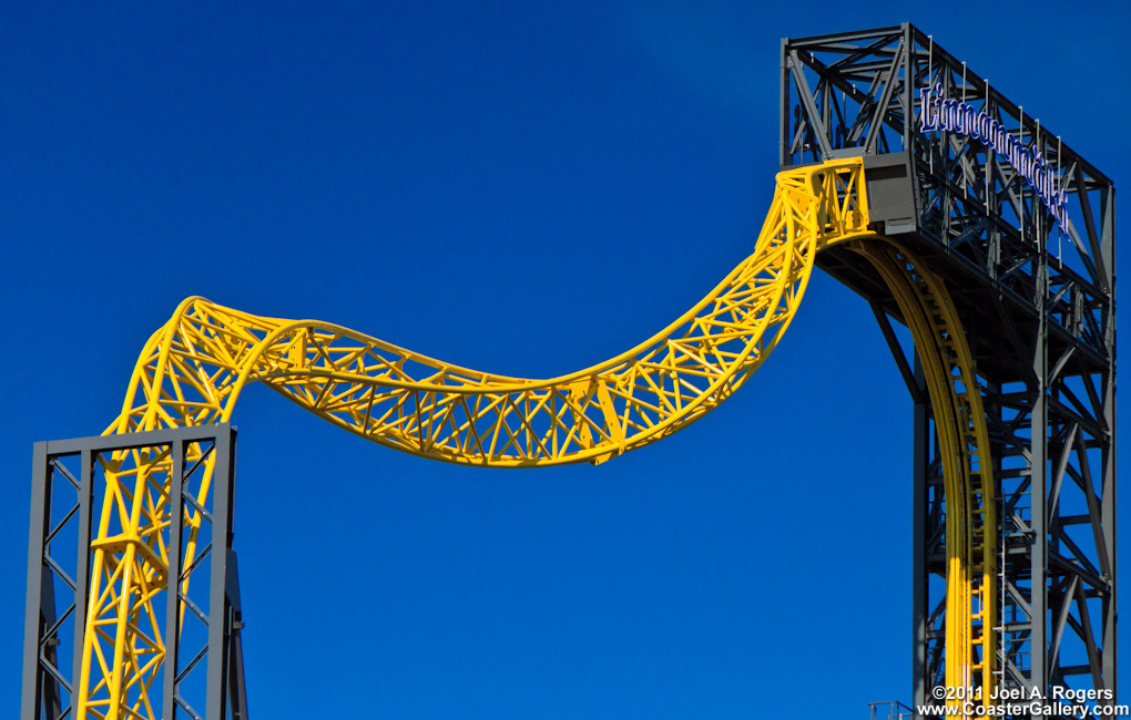 Skyloop on the Ukko roller coaster