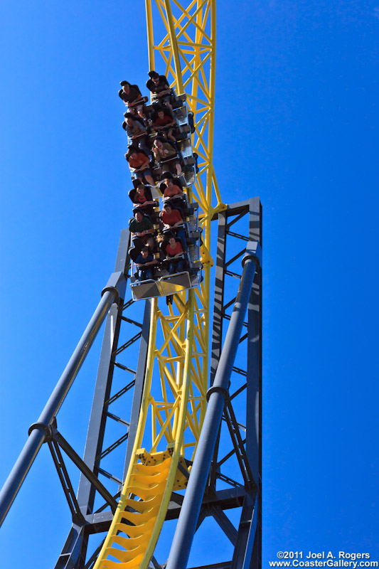 Looping roller coaster built by Maurer Sohne
