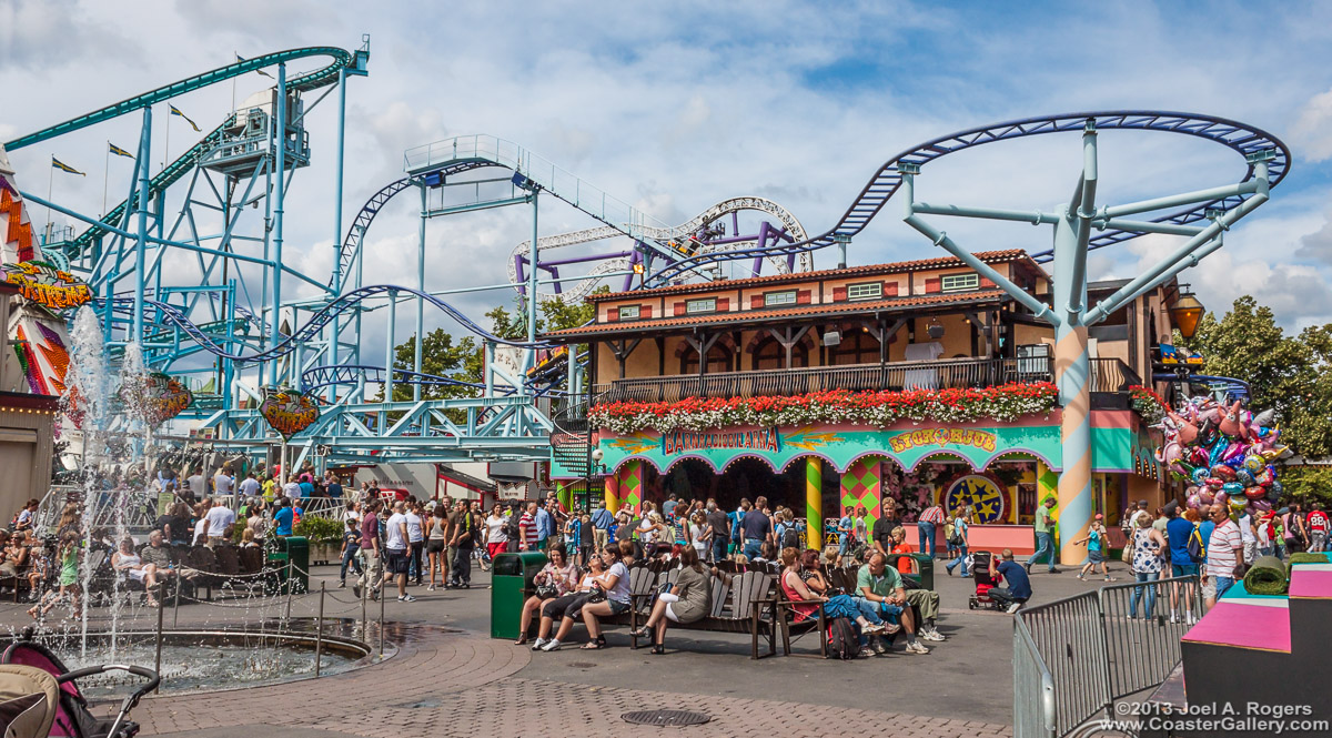 The Vilda Musen roller coaster at Gröna Lund