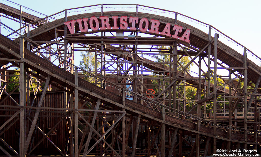 Historic roller coaster photography