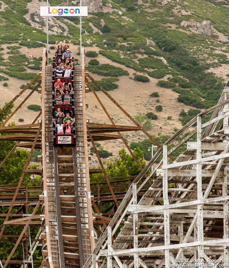 White roller coaster or brown roller coaster?