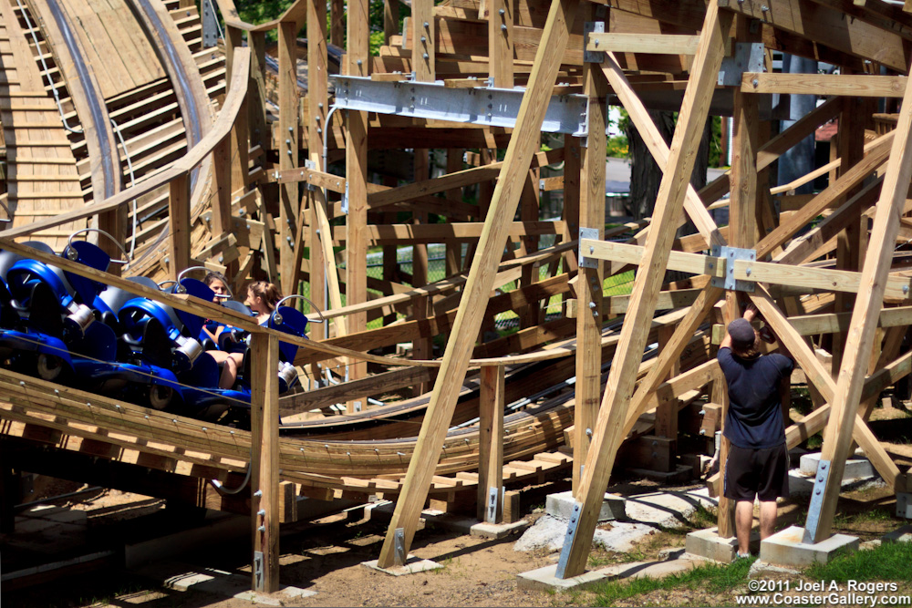 Roller coaster maintenance and overhaul