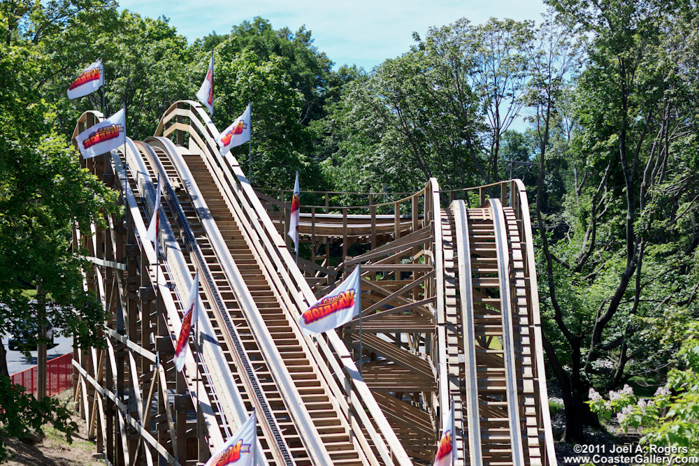 Wooden Warrior at the Quassy Amusement park