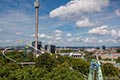 Aerial view of Liseberg and Lisebergbannan