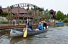 Canoe and paddle boats