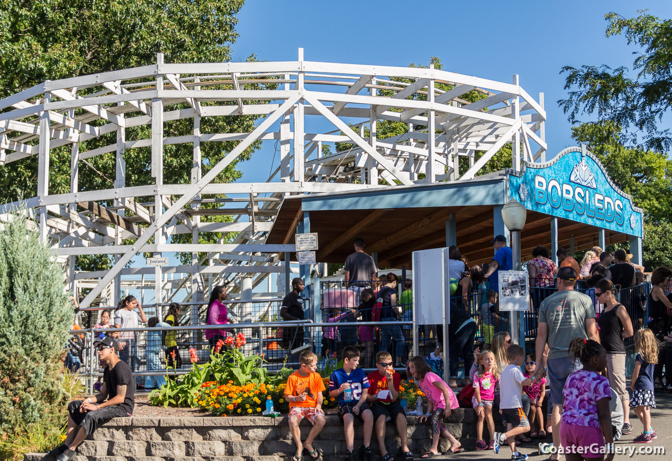 Bobsleds coaster at Seabreeze amusement park