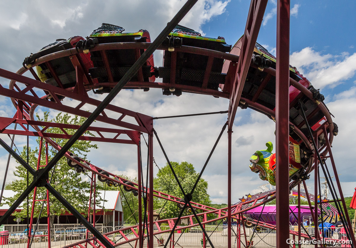 Wisdom Rides - Dragon Roller Coaster