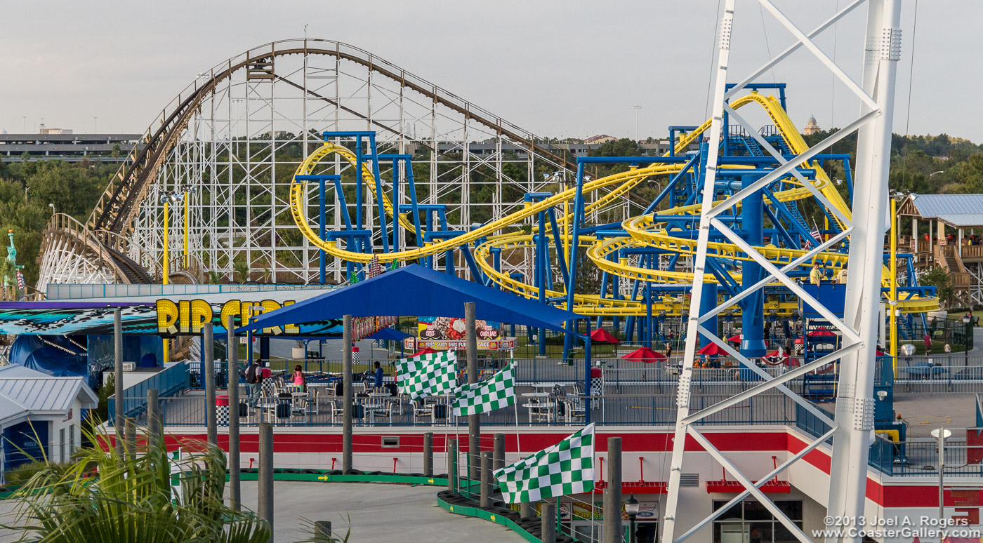 Booster Wheel Lift Hill on a Family Coaster