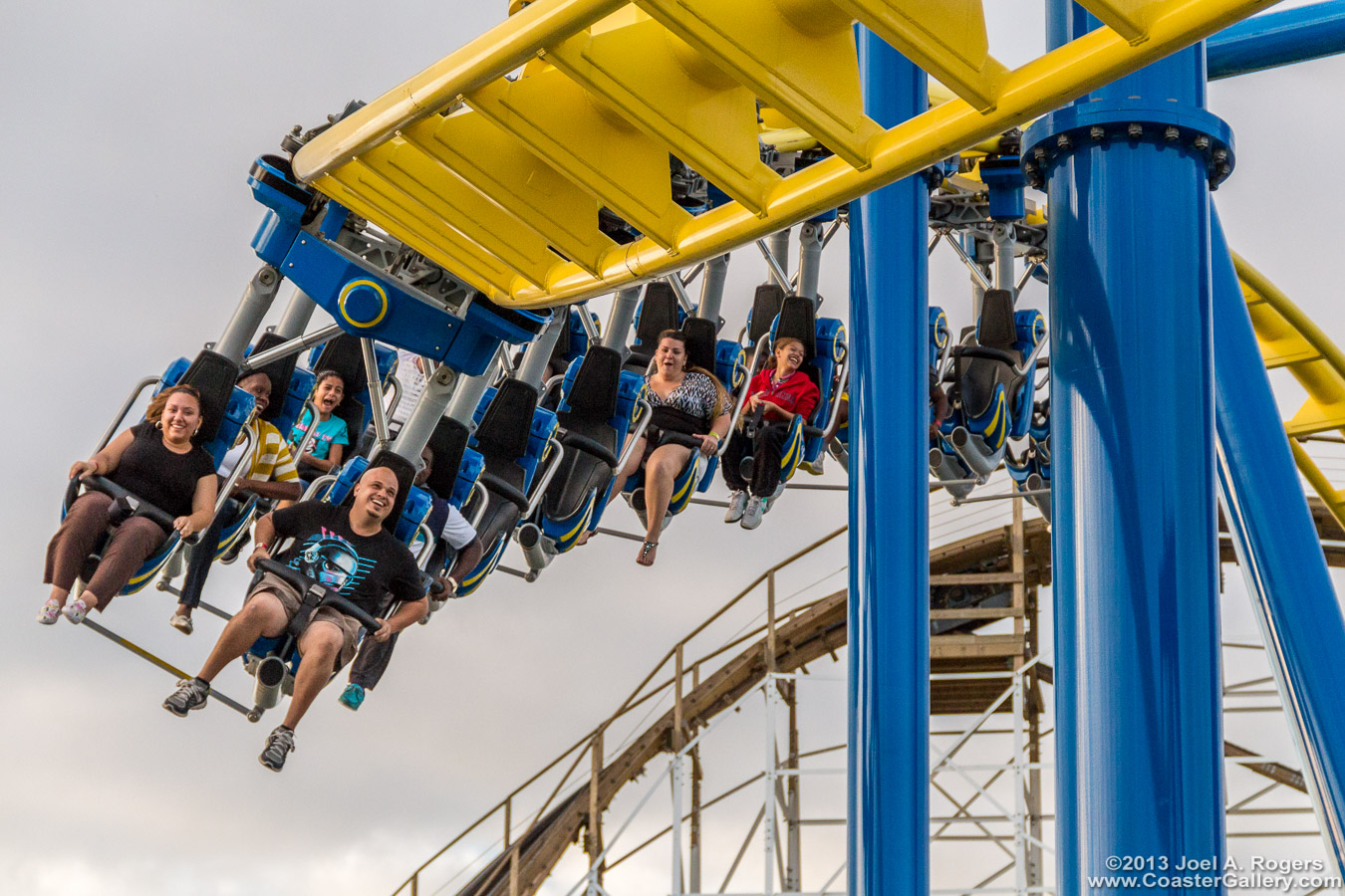 Inverted coaster versus suspended coasters