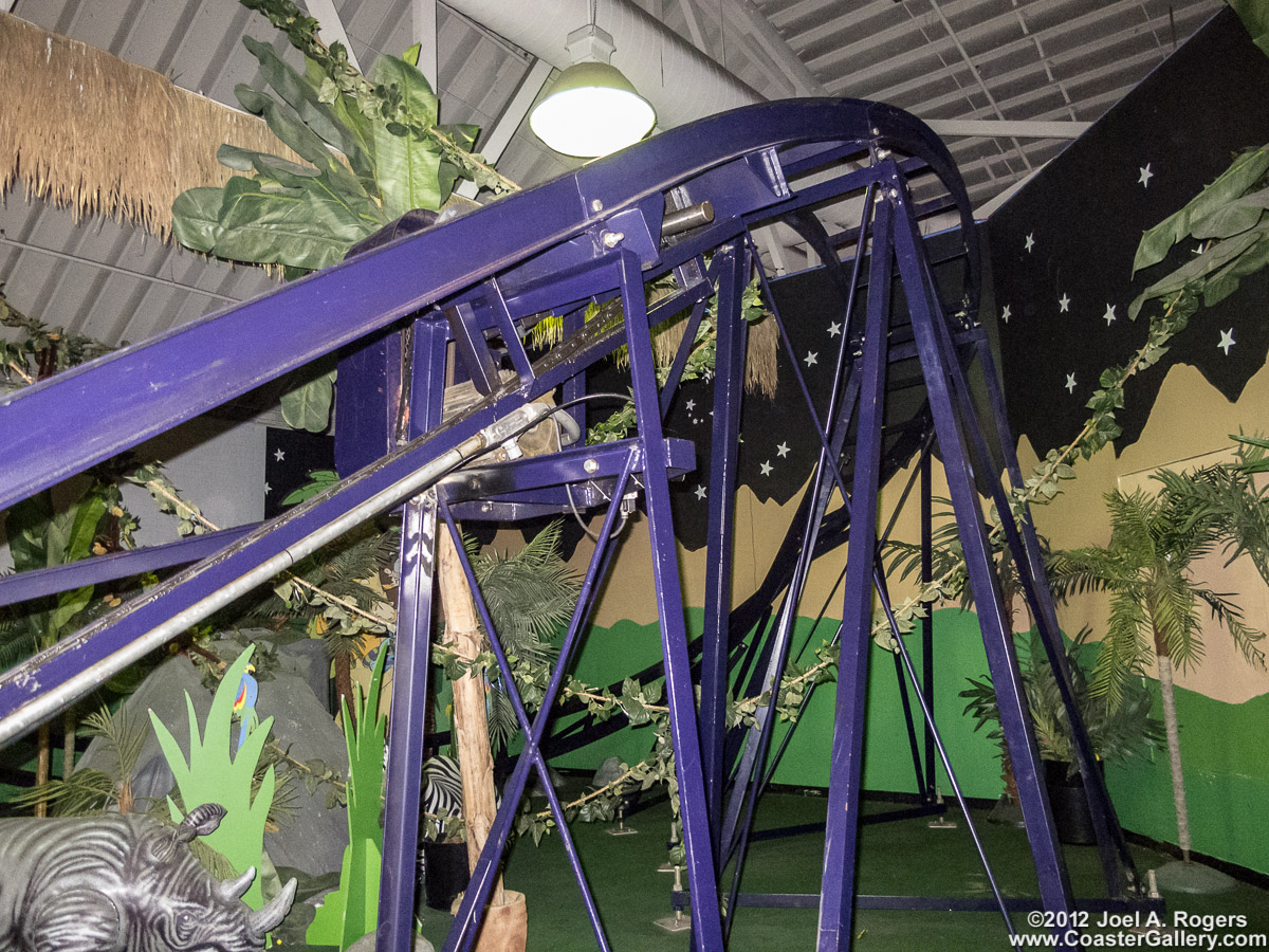 Python Pit roller coaster in the Chicago suburbs