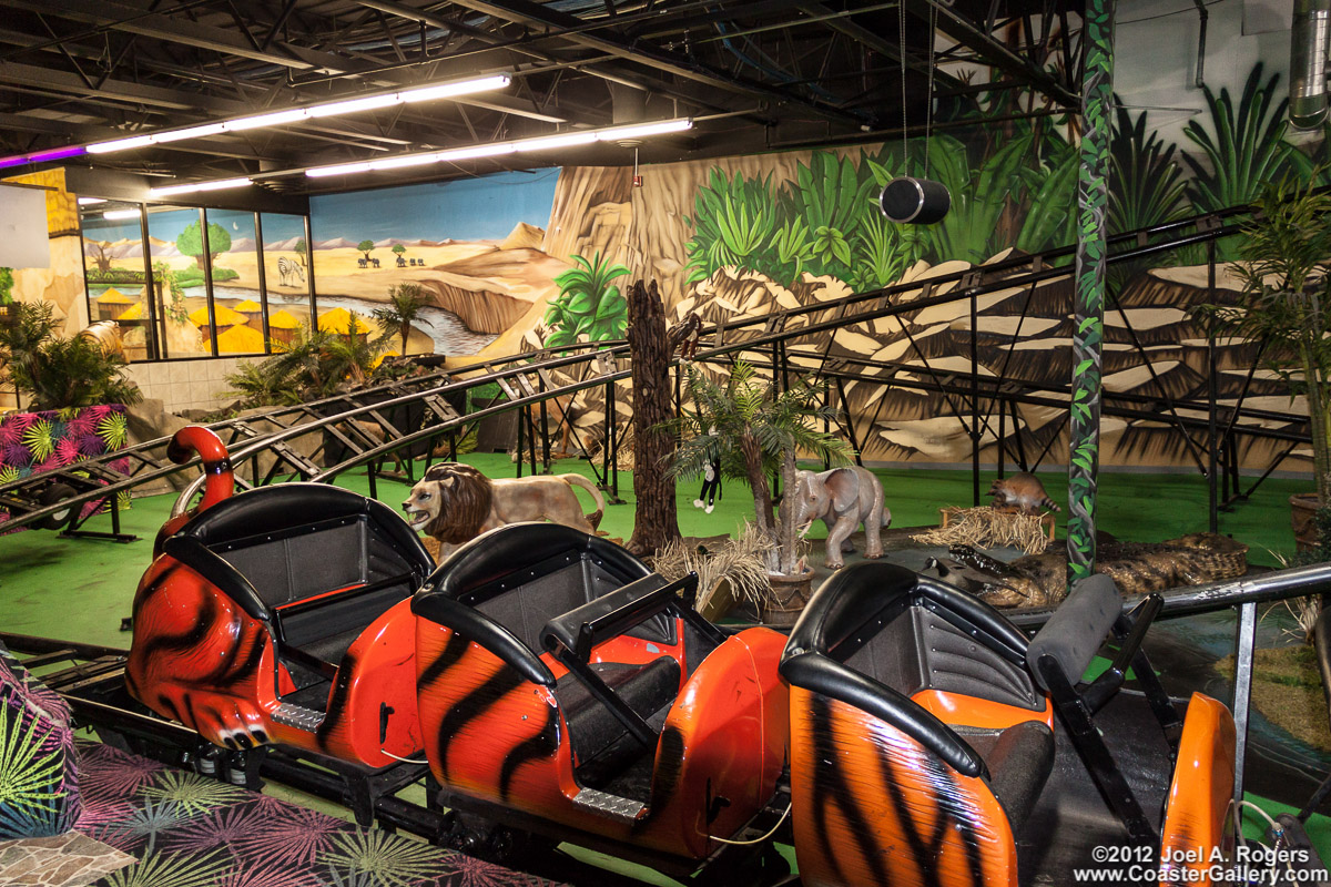 Safari Land roller coaster in the Chicago suburbs