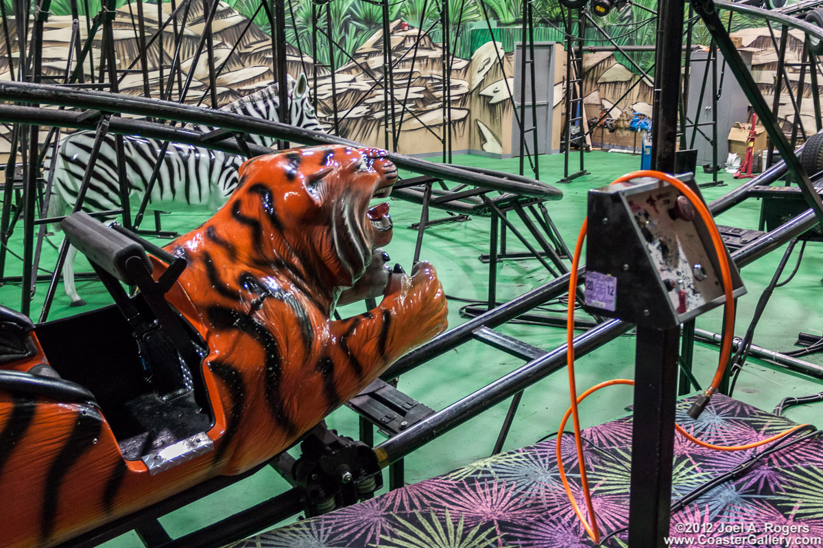Safety and restraint systems on a modern roller coaster