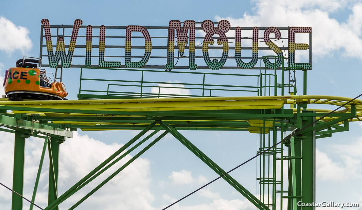 Wild Mouse roller coaster at Beech Bend