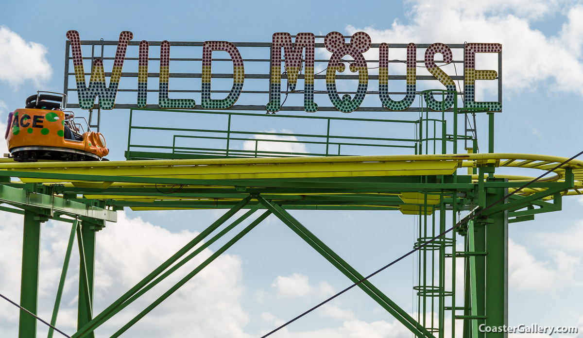 Wild Mouse roller coaster at Beech Bend