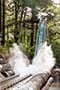 Big Timber Log Ride roller coaster at Enchanted Forest in Oregon