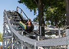 Roller coaster in the Canadian woods