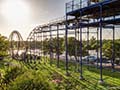 Looping shuttle roller coaster