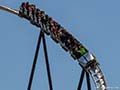 Silver Bullet rollercoaster at Frontier City