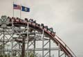 Historic roller coaster at Canobie Lake