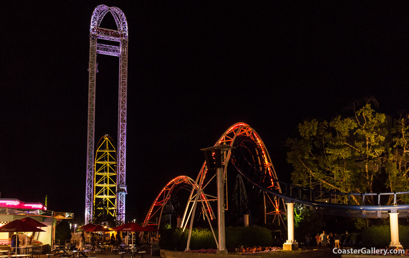 Corkscrew - the first modern looping roller coaster