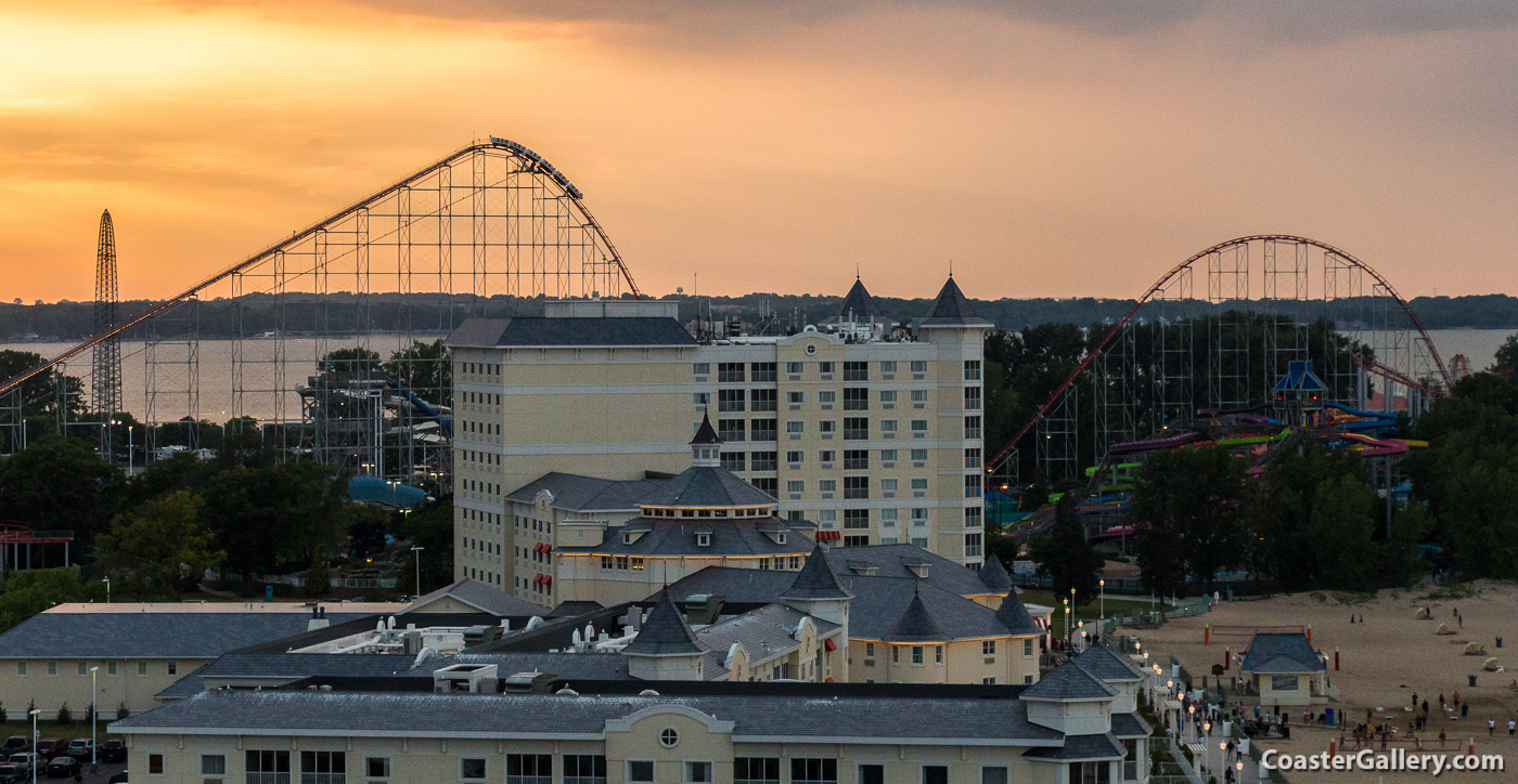 The historic Hotel Breakers at Cedar Point