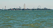 Cedar Point and Lake Erie views