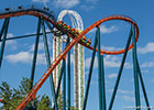 Shots of the old Mantis coaster at Cedar Point