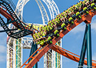 Shots of the old Mantis coaster at Cedar Point