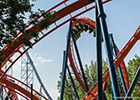 Shots of the old Mantis coaster at Cedar Point