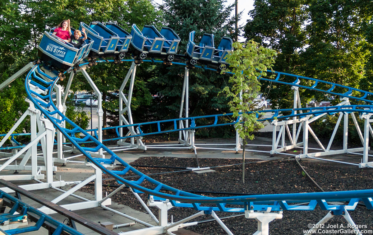 Big Dipper roller coaster at Michigan's Adventure