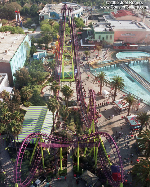 Knott's Berry Farm Boomerang roller coaster