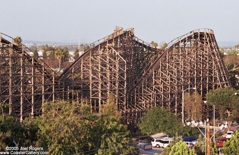 Ghostrider roller coaster in Los Angeles, California