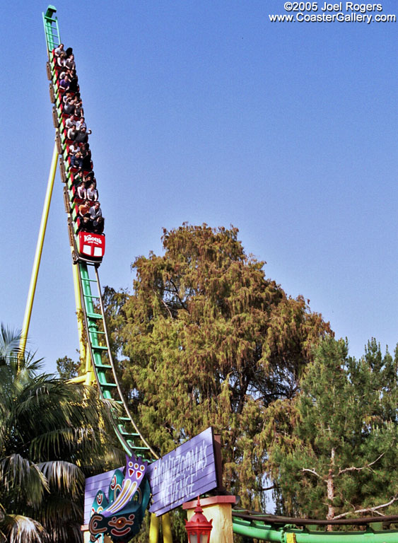 Montezooma's Revenge roller coaster