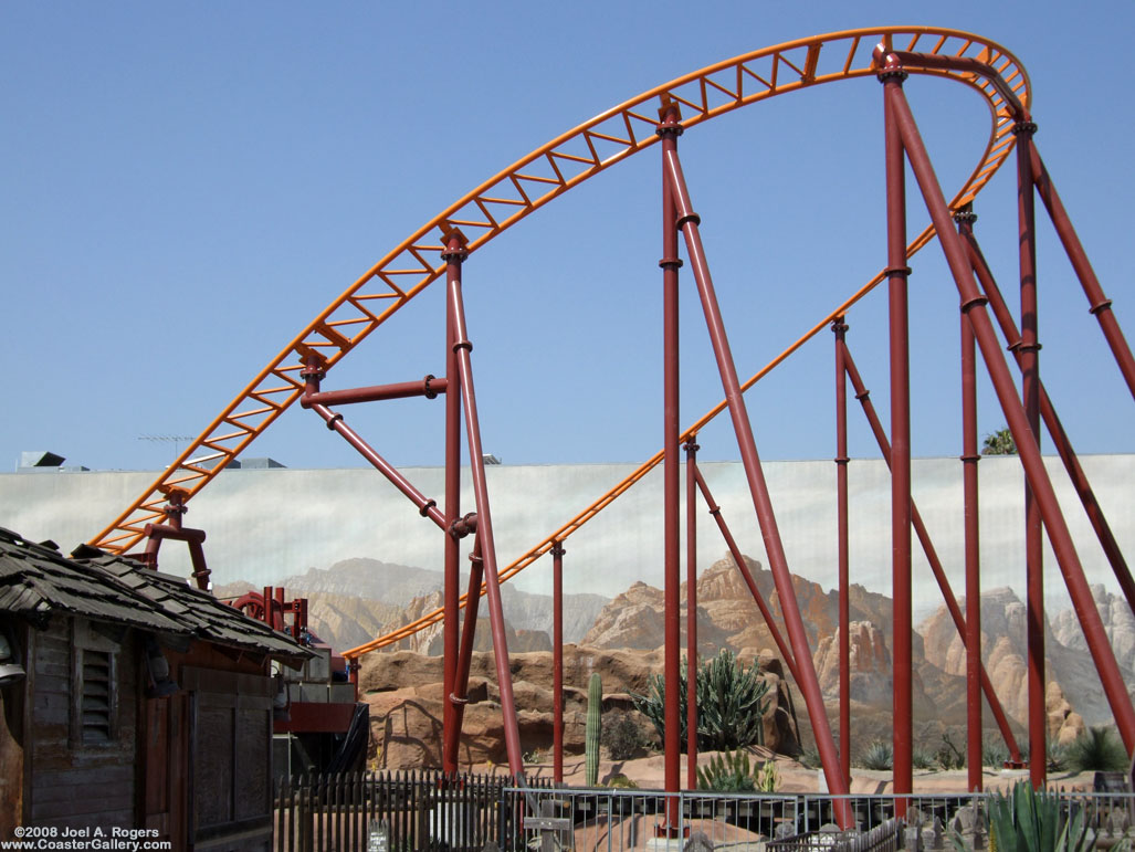 Stock picture of a roller coaster