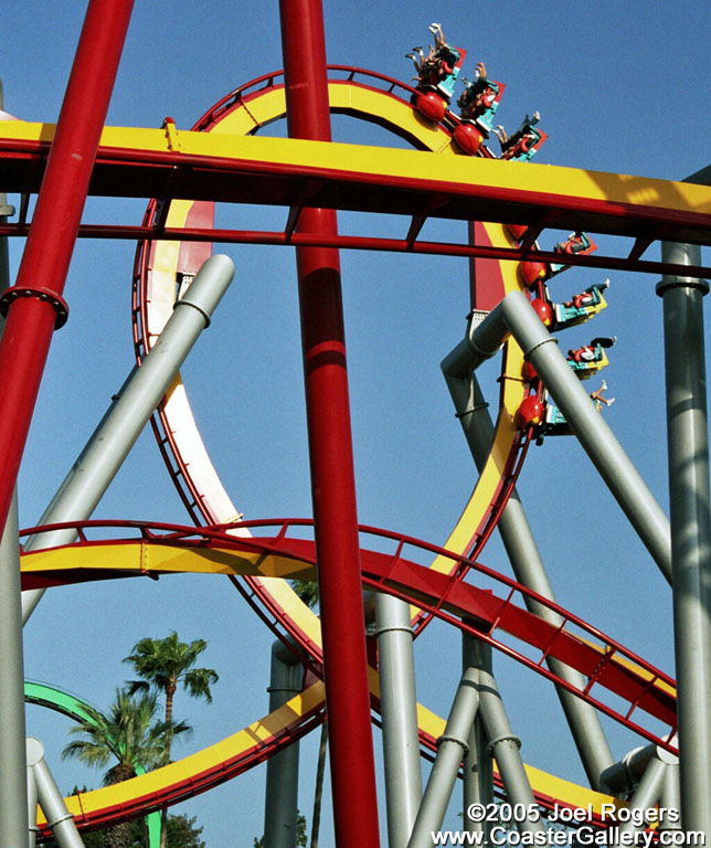 Inverted roller coaster