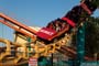 Corkscrew roller coaster