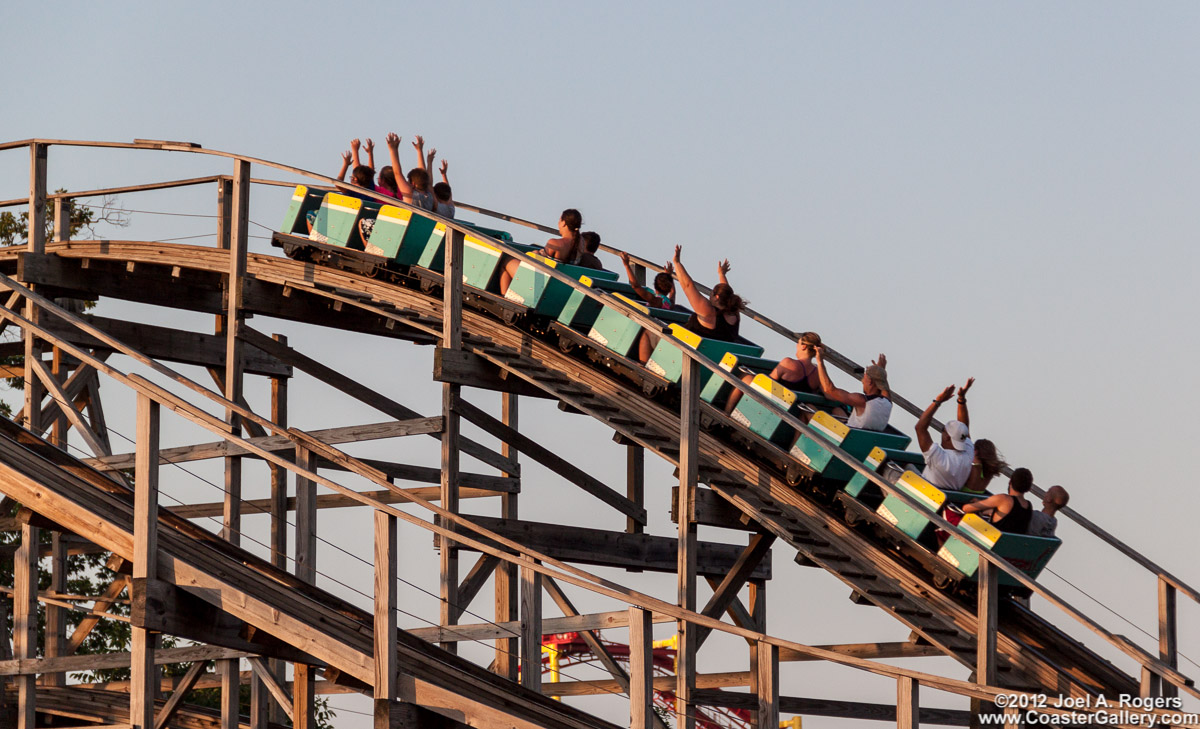 Zach's Zoomer roller coaster in Michigan