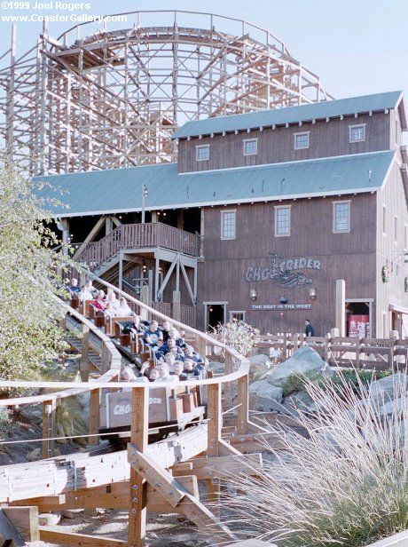 Ghostrider roller coaster