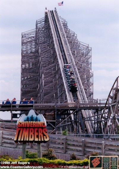 Roller coaster built ty Custom Coasters International