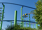 Sky Rider - Spinning suspended roller coaster at Sky Line Park in Germany