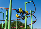 Sky Rider - Spinning suspended roller coaster at Sky Line Park in Germany