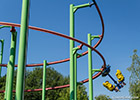 Sky Rider - Spinning suspended roller coaster at Sky Line Park in Germany