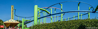 Sky Rider - Spinning suspended roller coaster at Sky Line Park in Germany
