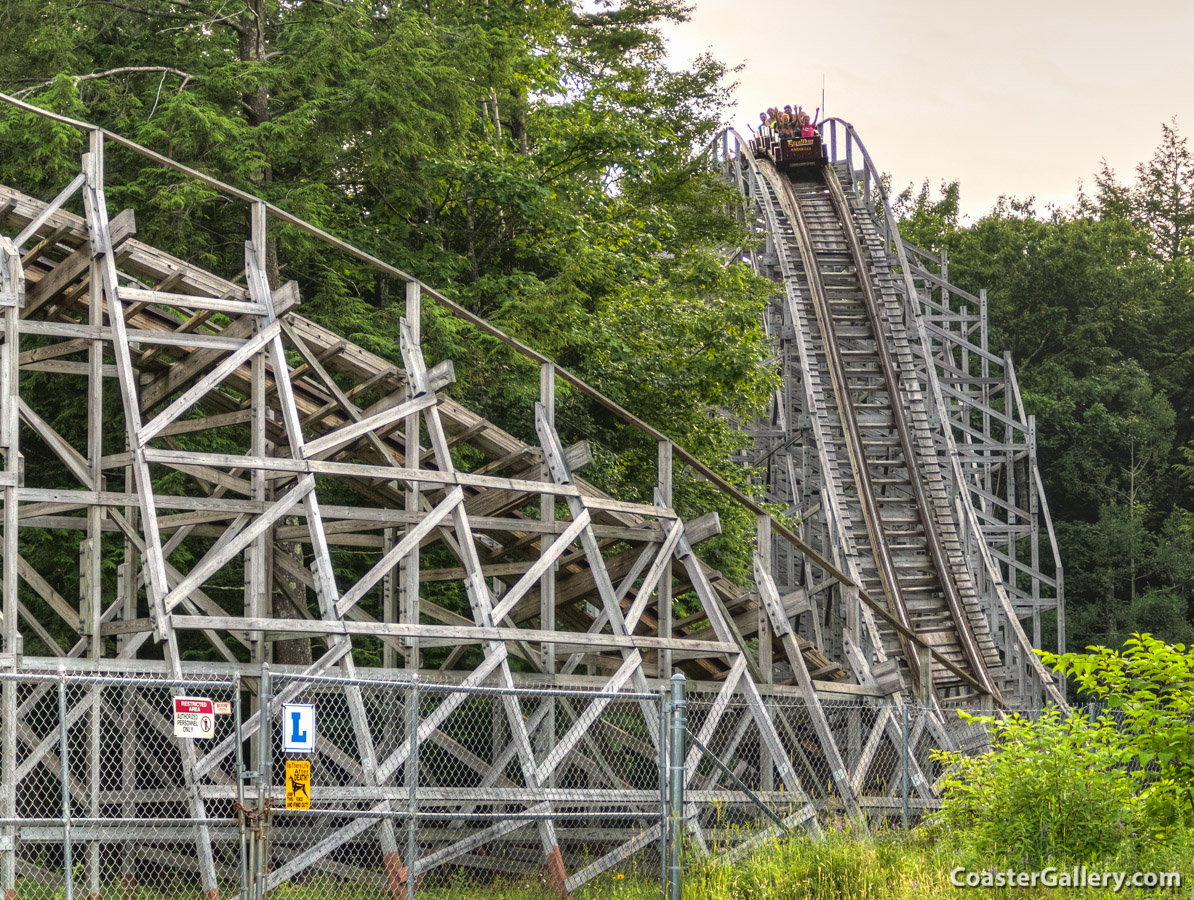 Excalibur roller coaster at Funtown Splashtown U.S.A.