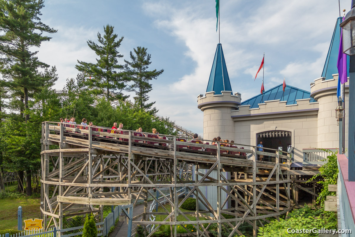 Excalibur roller coaster at Funtown Splashtown U.S.A.