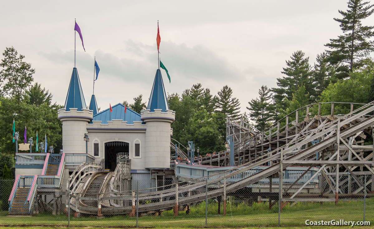 Excalibur roller coaster at Funtown Splashtown U.S.A.