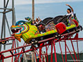 Roller coaster on the Atlantic Ocean Beach