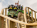 Roller coaster in the New Hampshire woods