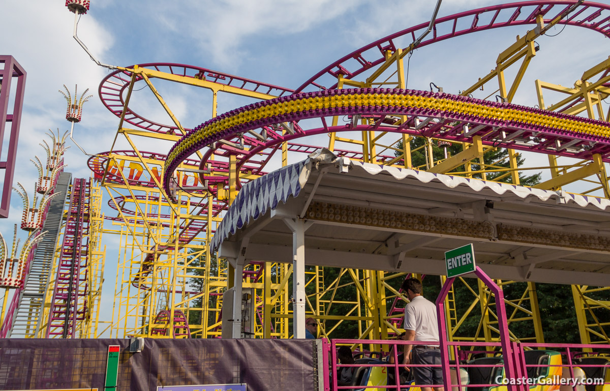 Wild Mouse roller coaster at Funtown Splashtown U.S.A.